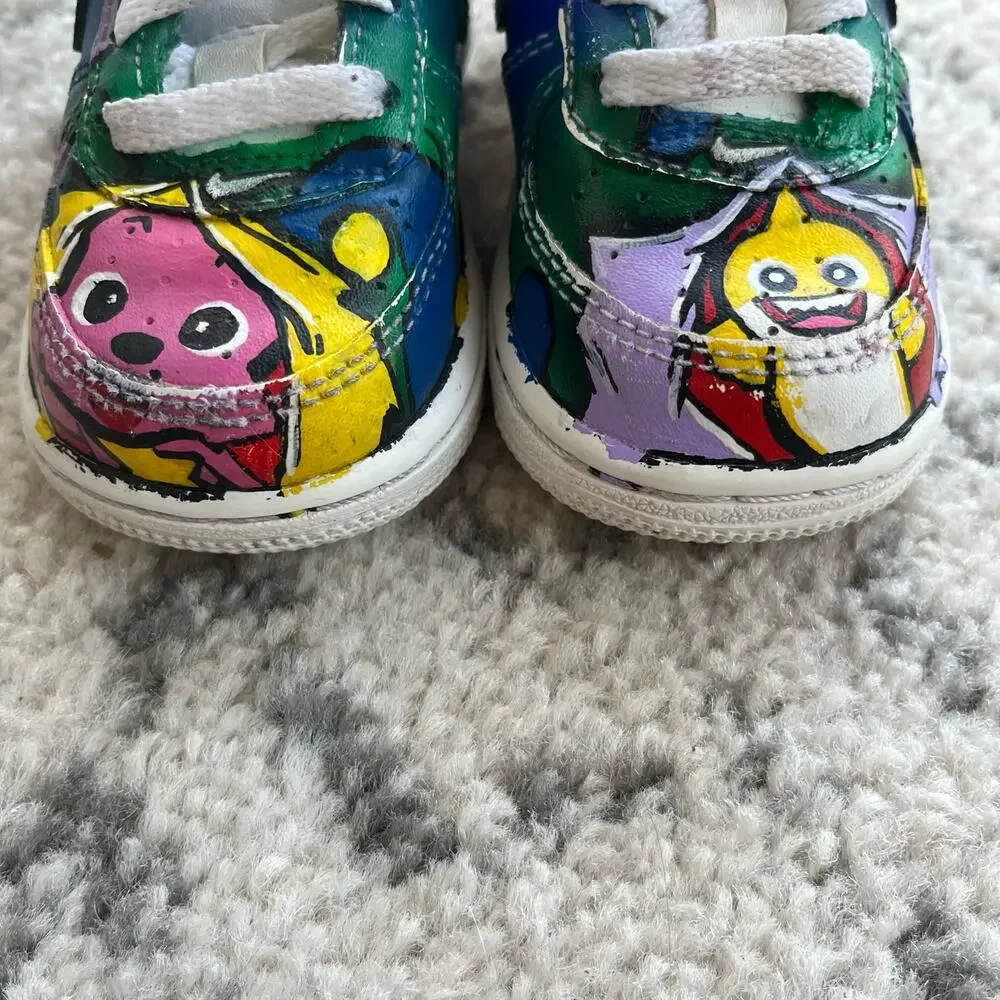 Custom Baby Shark Nike Air Force 1 Sneakers 4C